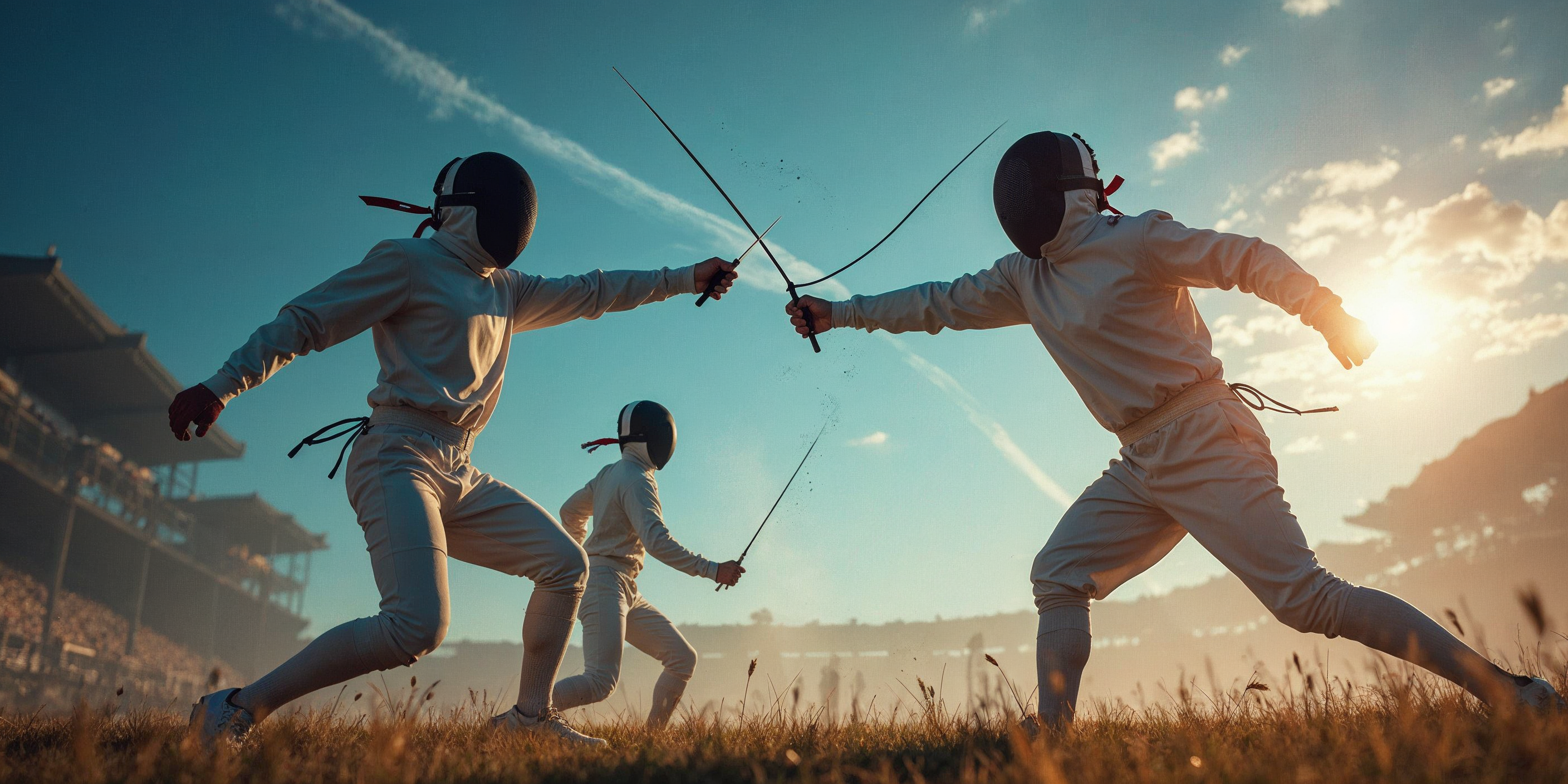 Fantasy strikes: the art of fencing in  DragonPortalz 